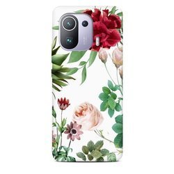 CASEGADGET OVERPRINT RED ROSE AND LEAVES XIAOMI MI 11 PRO
