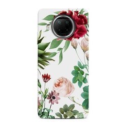 CASEGADGET OVERPRINT RED ROSE AND LEAVES XIAOMI REDMI NOTE 9 PRO 5G