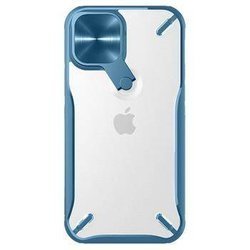 NILLKIN CASE WITH FLAP FOR CAMERA AND FOLDING STAND IPHONE 12 PRO MAX BLUE