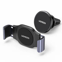 UGREEN 2IN1 CLAMP AND MAGNETIC CAR PHONE HOLDER ON THE VENTILATION GRILLE BLACK (LP450)