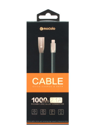 (4712) USB MOCOLO TYP-C 1M 2.1A WHITE CABLE