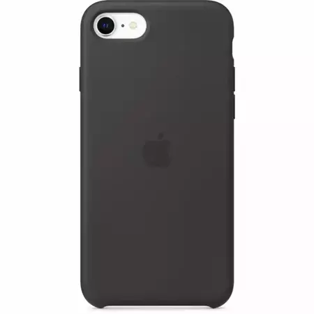 APPLE SILICONE CASE IPHONE 7 / 8 / SE BLACK WITHOUT PACKAGING