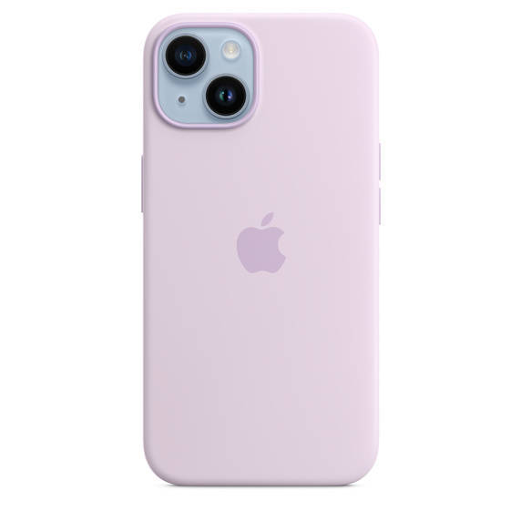 APPLE SILICONE CASE MPRY3ZM/A IPHONE 14 LILAC OPEN PACKAGE