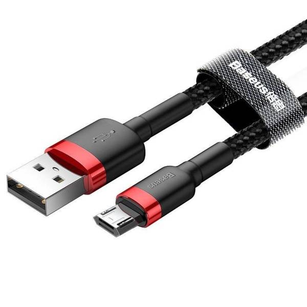 BASEUS CAFULE MICRO USB CABLE 1.5A 2M (RED+BLACK)