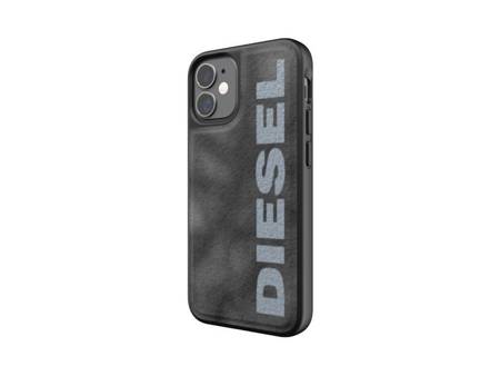 DIESEL MOULDED CASE BLEACHED DENIM IPHONE 12 MINI GRAY/WHITE