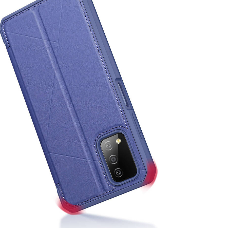 DUX DUCIS SKIN X BOOKCASE TYPE CASE FOR SAMSUNG GALAXY A03S BLUE