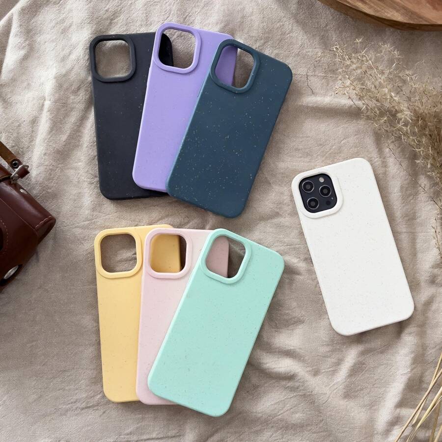 ECO CASE CASE FOR IPHONE 12 PRO MAX SILICONE COVER PHONE SHELL PURPLE