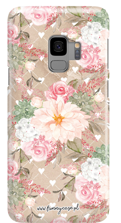 FUNNY CASE ROSES AND HEARTS OVERPRINT SAMSUNG GALAXY S9