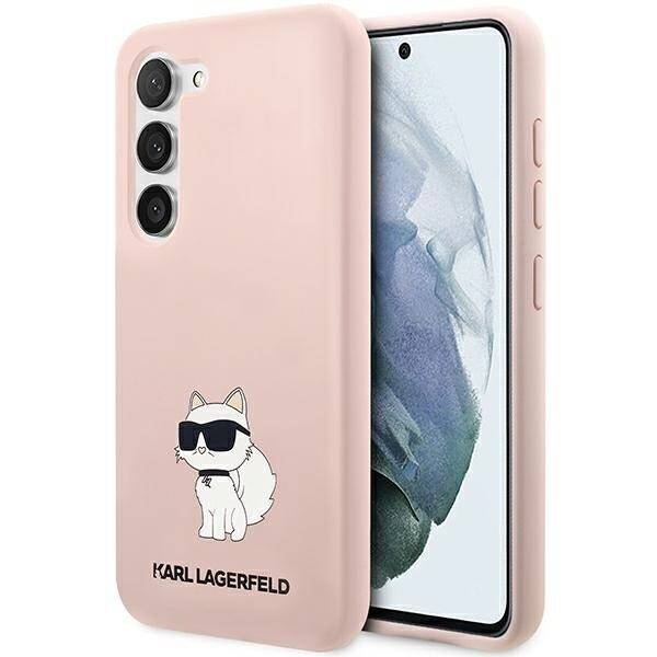 KARL LAGERFELD KLHCS23MSNCHBCP S23+ S916 HARDCASE PINK/PINK SILICONE CHOUPETTE