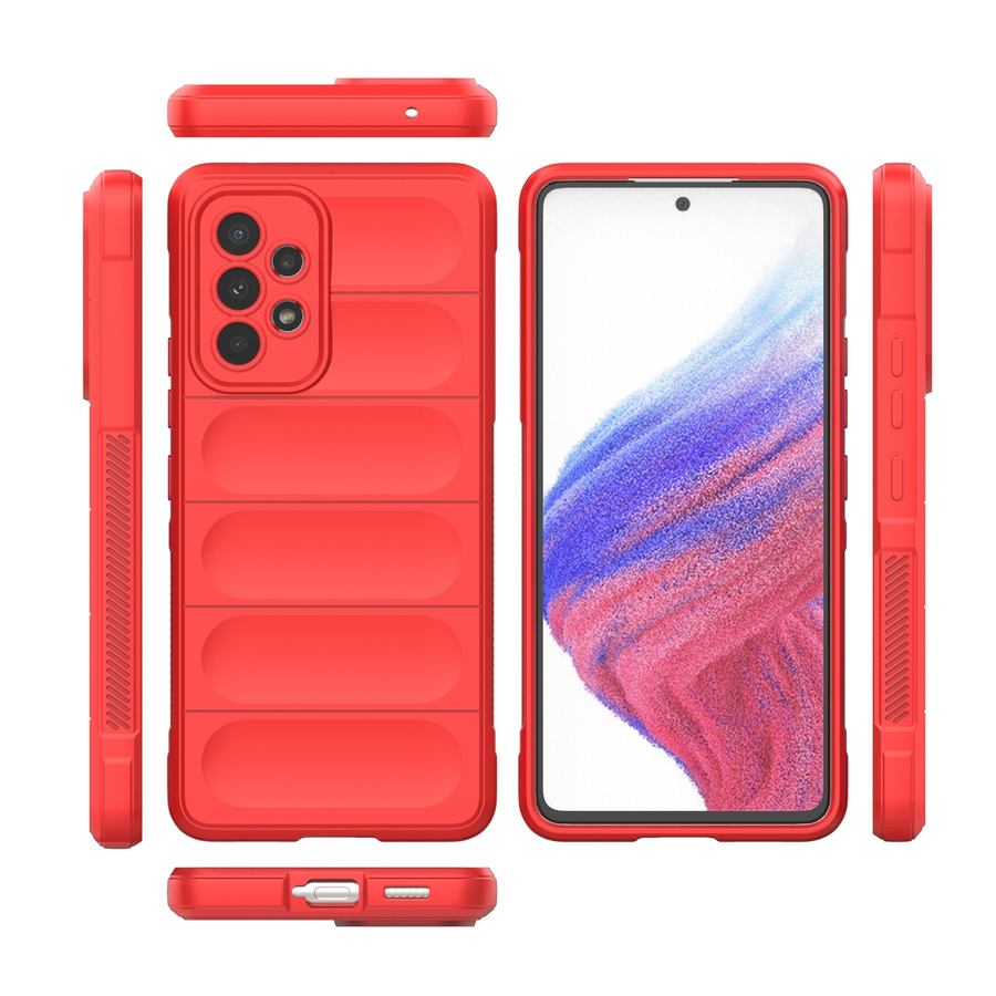 MAGIC SHIELD CASE CASE FOR SAMSUNG GALAXY A53 5G FLEXIBLE ARMORED COVER RED
