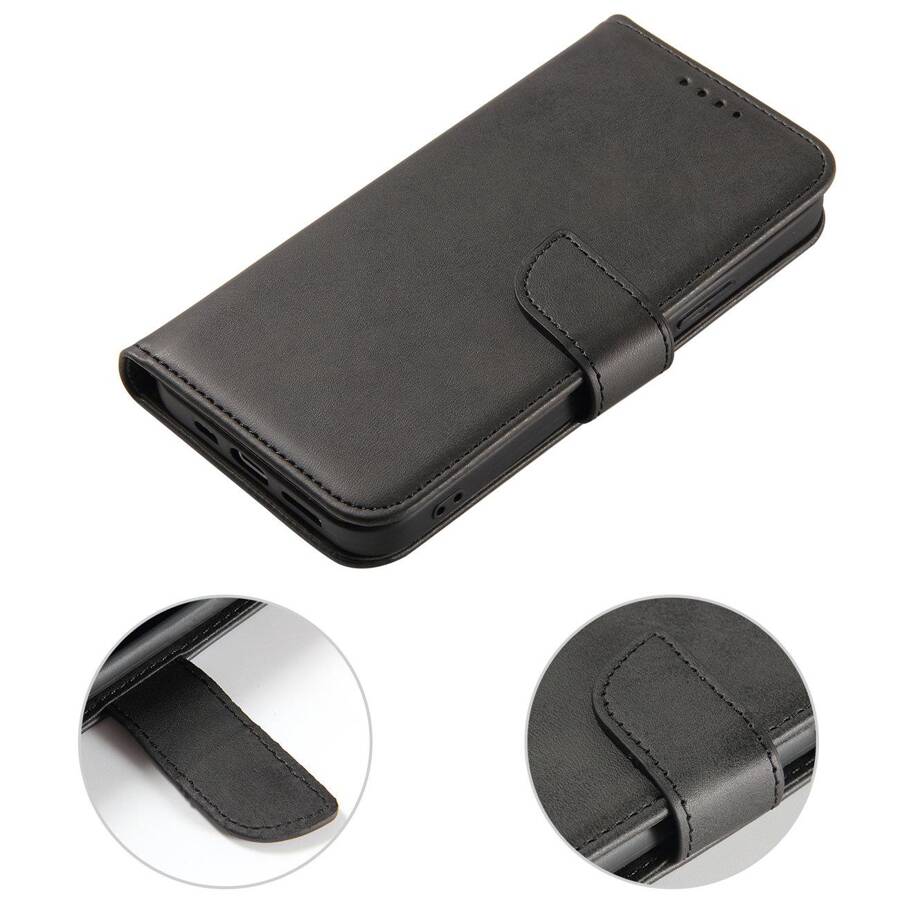 MAGNET CASE FOR SAMSUNG GALAXY S23 ULTRA FLIP COVER WALLET STAND BLACK