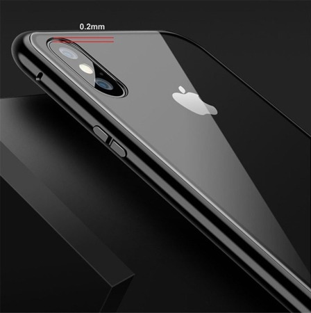 MAGNETIC CASE 360 FRONT + REAR IPHONE XS MAX CLEAR