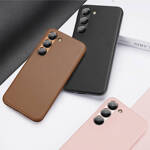 DUX DUCIS GRIT CASE FOR SAMSUNG GALAXY S23+ ELEGANT COVER MADE OF ARTIFICIAL LEATHER MAGSAFE PINK
