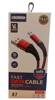 JELLICO USB CABLE - A7 3.1A MICRO USB 1.2M RED