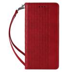 MAGNET STRAP CASE CASE FOR SAMSUNG GALAXY S22 POUCH WALLET + MINI LANYARD PENDANT RED