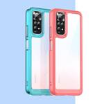 OUTER SPACE CASE CASE FOR XIAOMI REDMI NOTE 11 HARD COVER WITH GEL FRAME TRANSPARENT