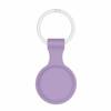 TTECH-PROTECT ICON ELASTIC CASE KEY RING PENDANT FOR APPLE AIRTAG LOCATOR PURPLE