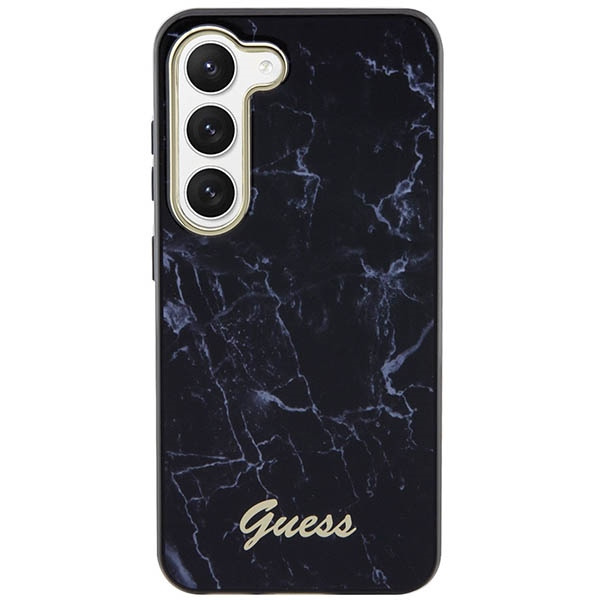 Guess GUHCS23MPCUMAK S23 +S916czarny/black hardcase Marble