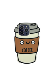 ETUI CASE 3D CAFFFE LATTE IPHONE 15