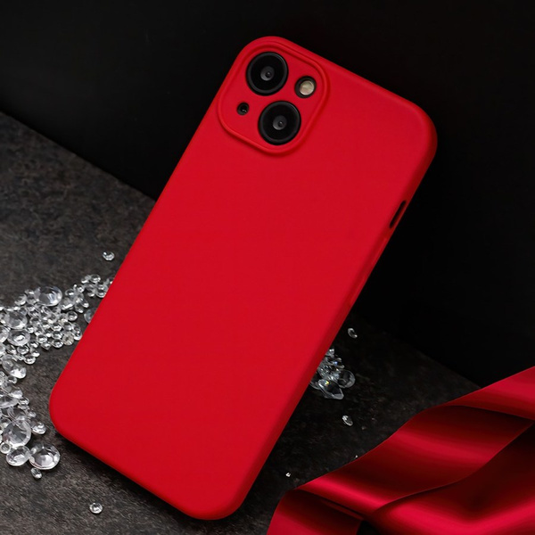 Silicon overlay for OPPO A57 4G / A57S 4G red