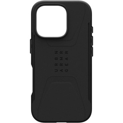 UAG Civilian Magsafe - MagSafe compatible protective case for iPhone 16 Pro - black