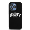 DKNY DKHMP13LSNYACH iPhone 13 Pro / 136.1" czarny/black hardcase Liquid Silicone White Printed Logo MagSafe