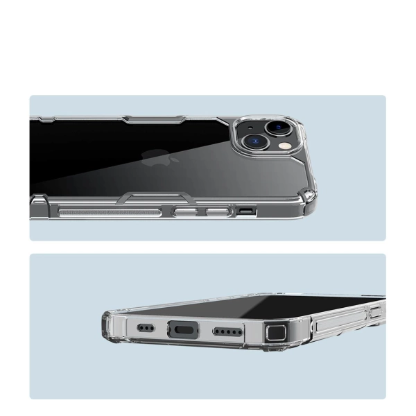 Nillkin Nature Pro iPhone 14 Plus case, armored cover, transparent cover