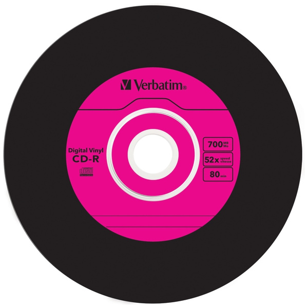 Płyta CD-R Verbatim DATA VINYL 700MB     SLIM 10szt 43426