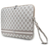 DKNY Sleeve DKCS14PVSHLE 14"             beżowy/beige Checkered Pattern Printed Stripes