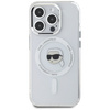 Etui Karl Lagerfeld IML Metal Karl Head   MagSafe do iPhone 15 Pro Max biały