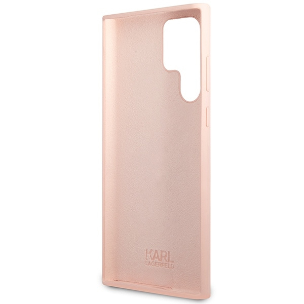 Karl Lagerfeld KLHCS23LSNIKBCP Sam S23 S918 Ultra hardcase pink/pink Silicone Ikonik