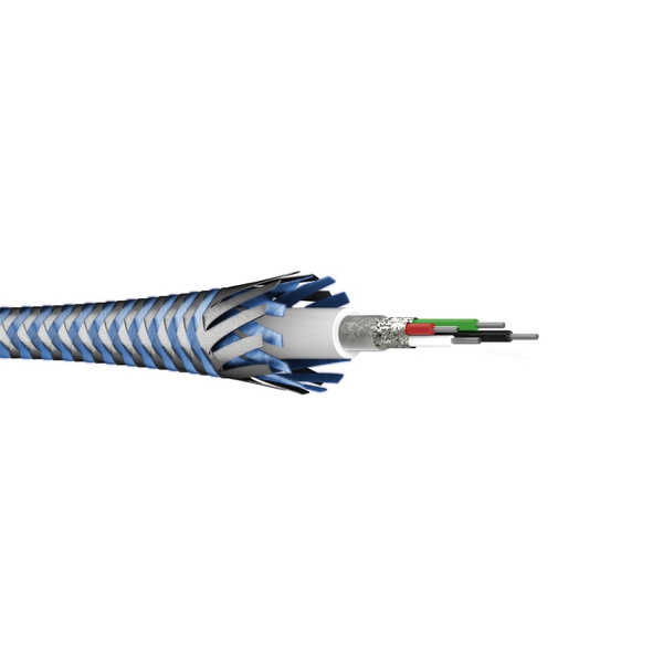 CHARGING CABLE / DATE "REFLEDED" USB TYPE-C-USB-A, 1.5M, BLUE
