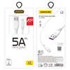 Dudao przewód kabel USB / Lightning 3A 1m biały (L2L 1m white)