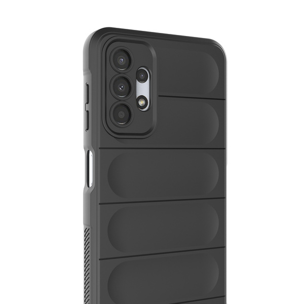 Magic Shield Case etui do Samsung Galaxy A13 5G elastyczny pancerny pokrowiec ciemnoniebieski