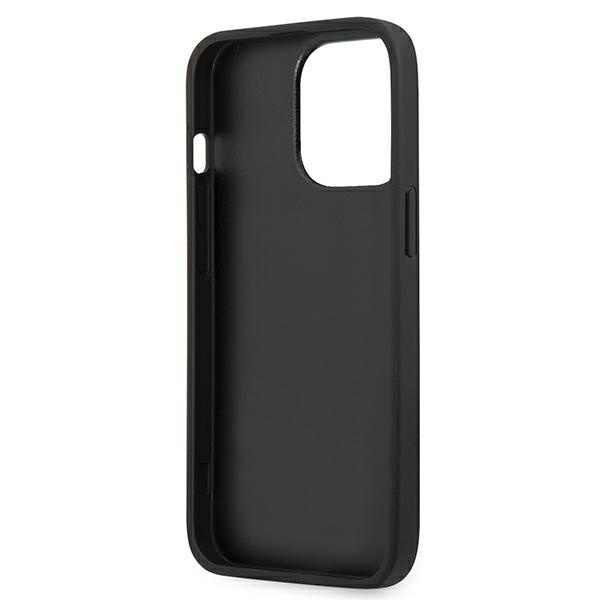 KARL LAGERFELD KLHCP13LSAKICKBK IPHONE 13 PRO / 13 6.1 "BLACK / BLACK HARDCASE SAFFIANO KARL & CHUPETTE
