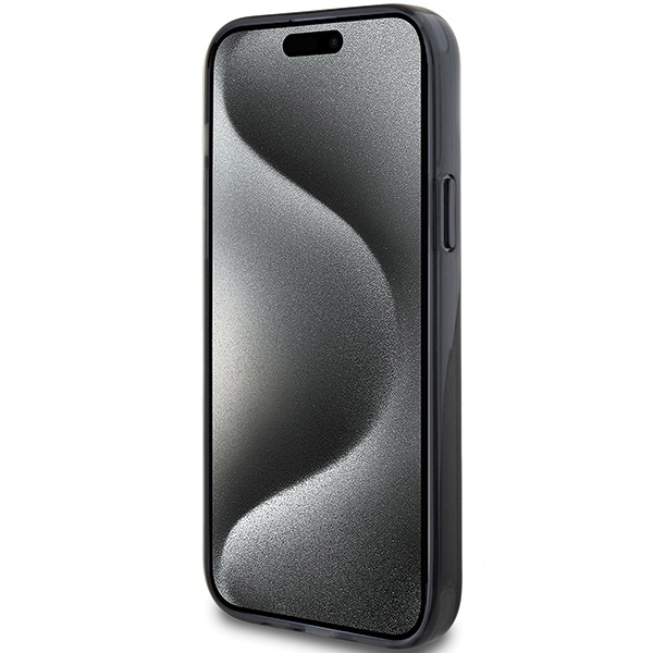 Karl Lagerfeld KLHMP15MHMRSKCK iPhone 15 Plus 6.7"black/black hardcase Ring Stand Karl&amp;Choupette MagSafe