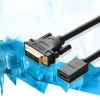 Ugreen cable adapter cable DVI (male) - HDMI (female) 0.15m black (20118)