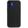 Audi Synthetic Leather iPhone 12/12 Pro 6.1" black/black hardcase AU-TPUPCIP12P-TT/D1-BK