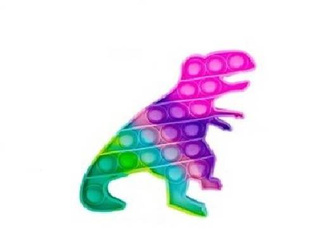 GAME SENSORY TOY MAGIC POP GAME PUZZLE PUSH BUBBLE DINO 4