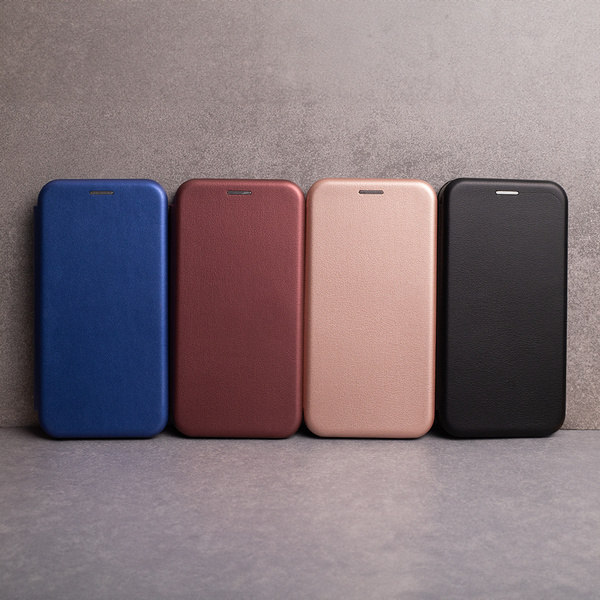 Etui Smart Diva do Xiaomi Redmi 13C 4G / 13C 5G burgundowe