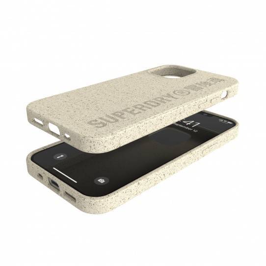 ETUI SUPERDRY SNAP CASE COMPOSTABLE IPHONE 12/12 PRO BEŻOWY