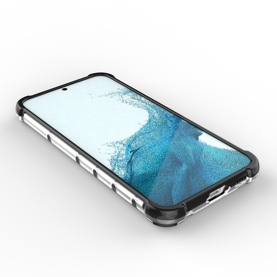 Honeycomb etui do Samsung Galaxy S23 pancerny hybrydowy pokrowiec niebieskie