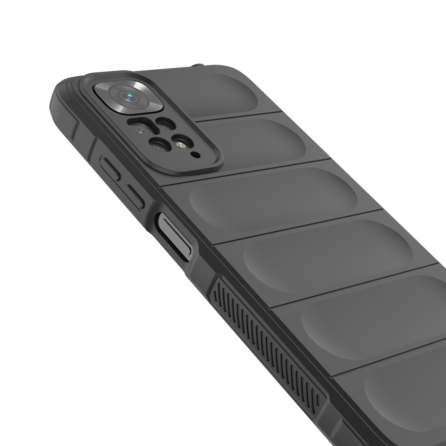 Magic Shield Case etui do Xiaomi Redmi Note 11 elastyczny pancerny pokrowiec czarny