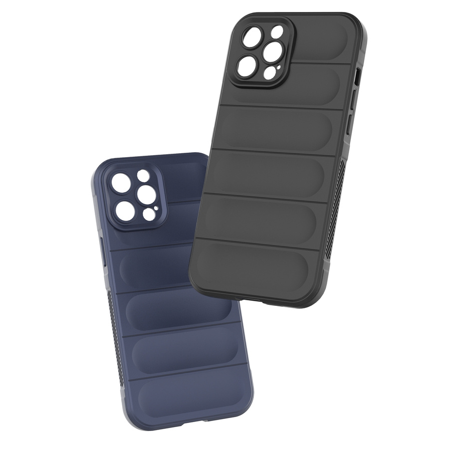 Magic Shield Case etui do iPhone 12 Pro Max elastyczny pancerny pokrowiec czarny