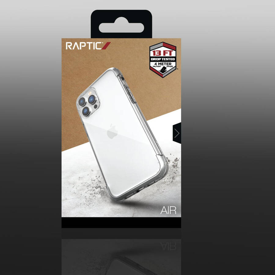 Raptic X-Doria Air Case etui iPhone 14 Pro pancerny pokrowiec srebrny